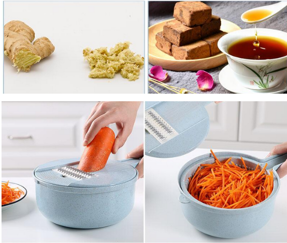 Vegetable Slicer With Strainer