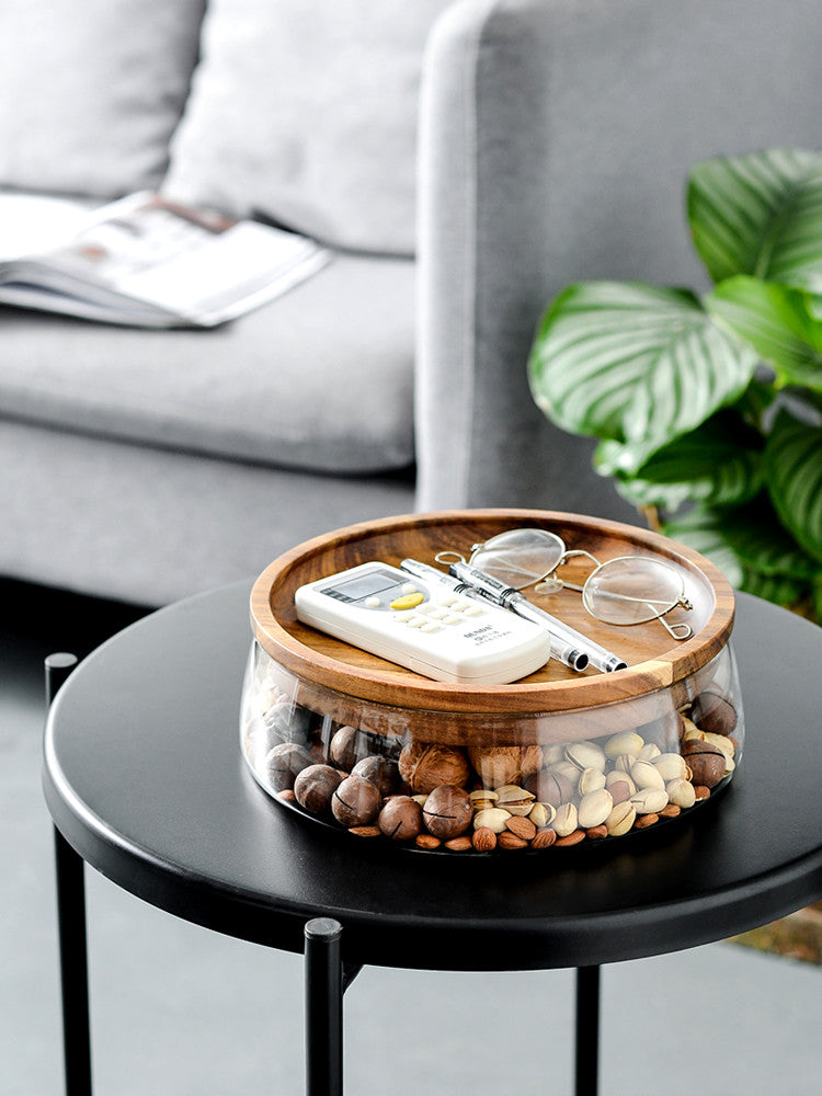 Double Glass Storage Box