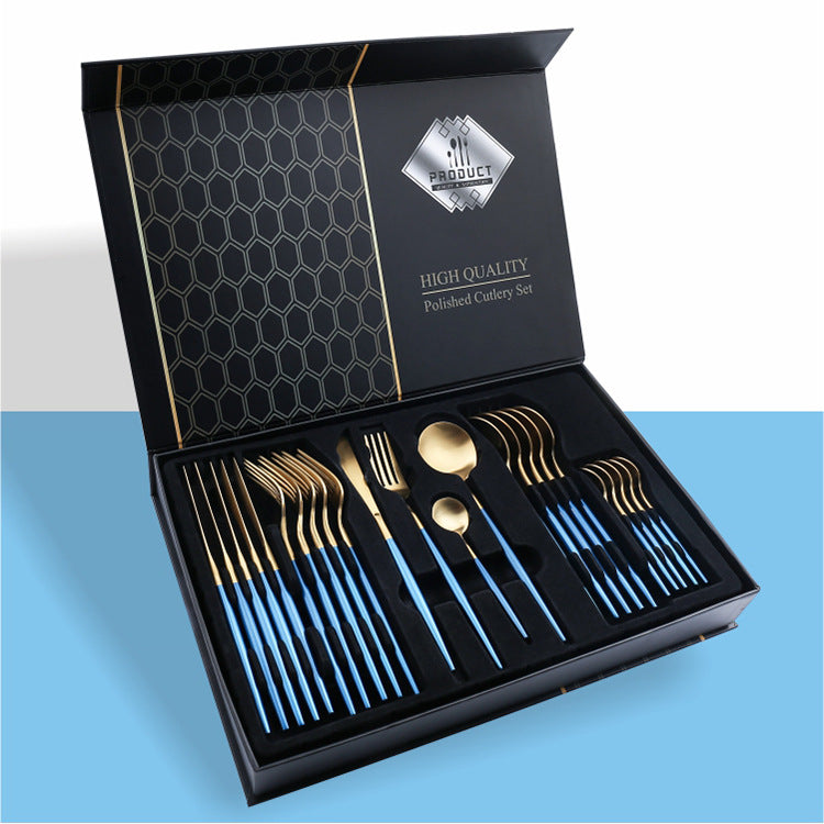 24 Piece Silverware Set