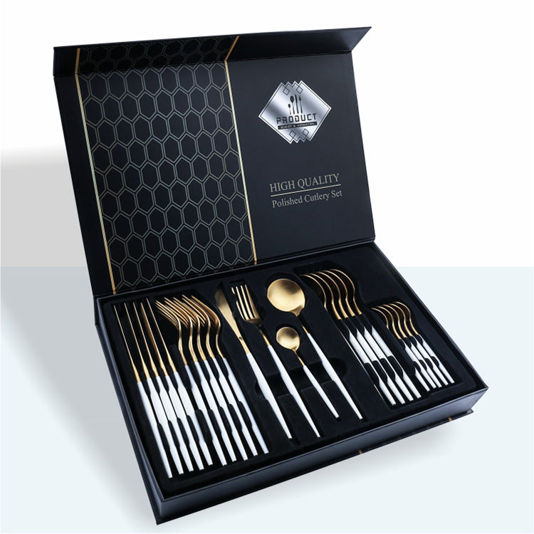 24 Piece Silverware Set