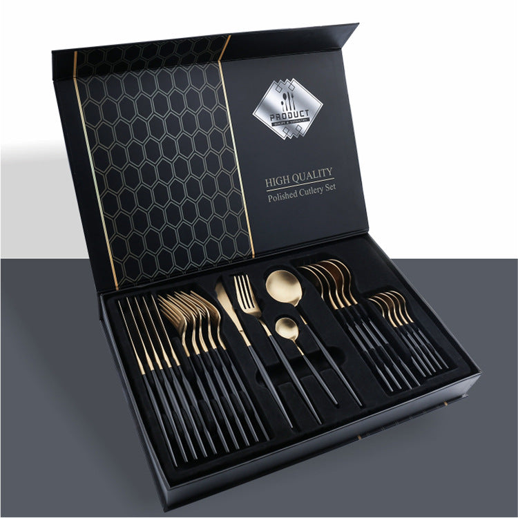 24 Piece Silverware Set