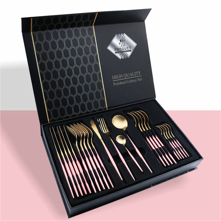 24 Piece Silverware Set