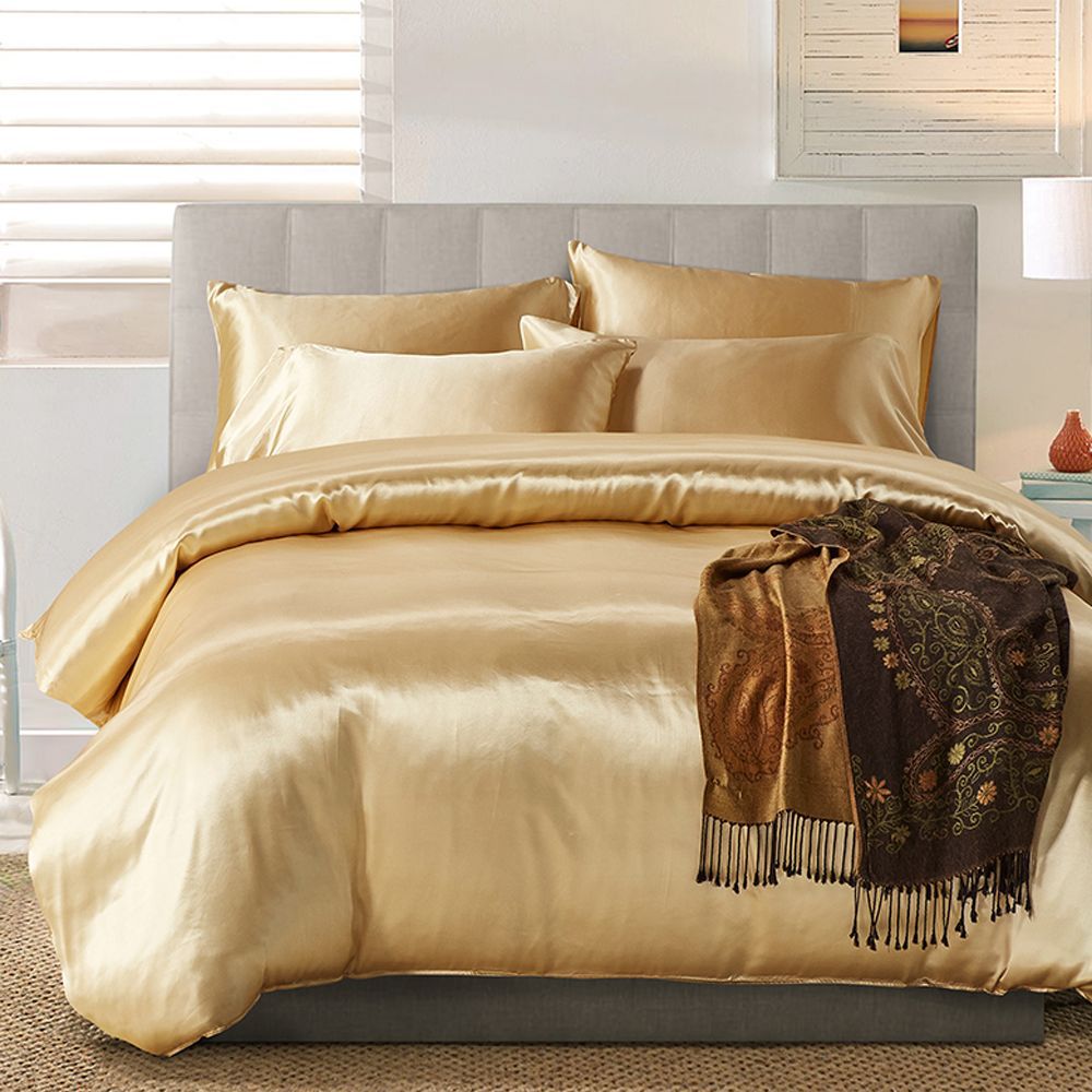Silk Luxury Satin Comforter Bedding Set