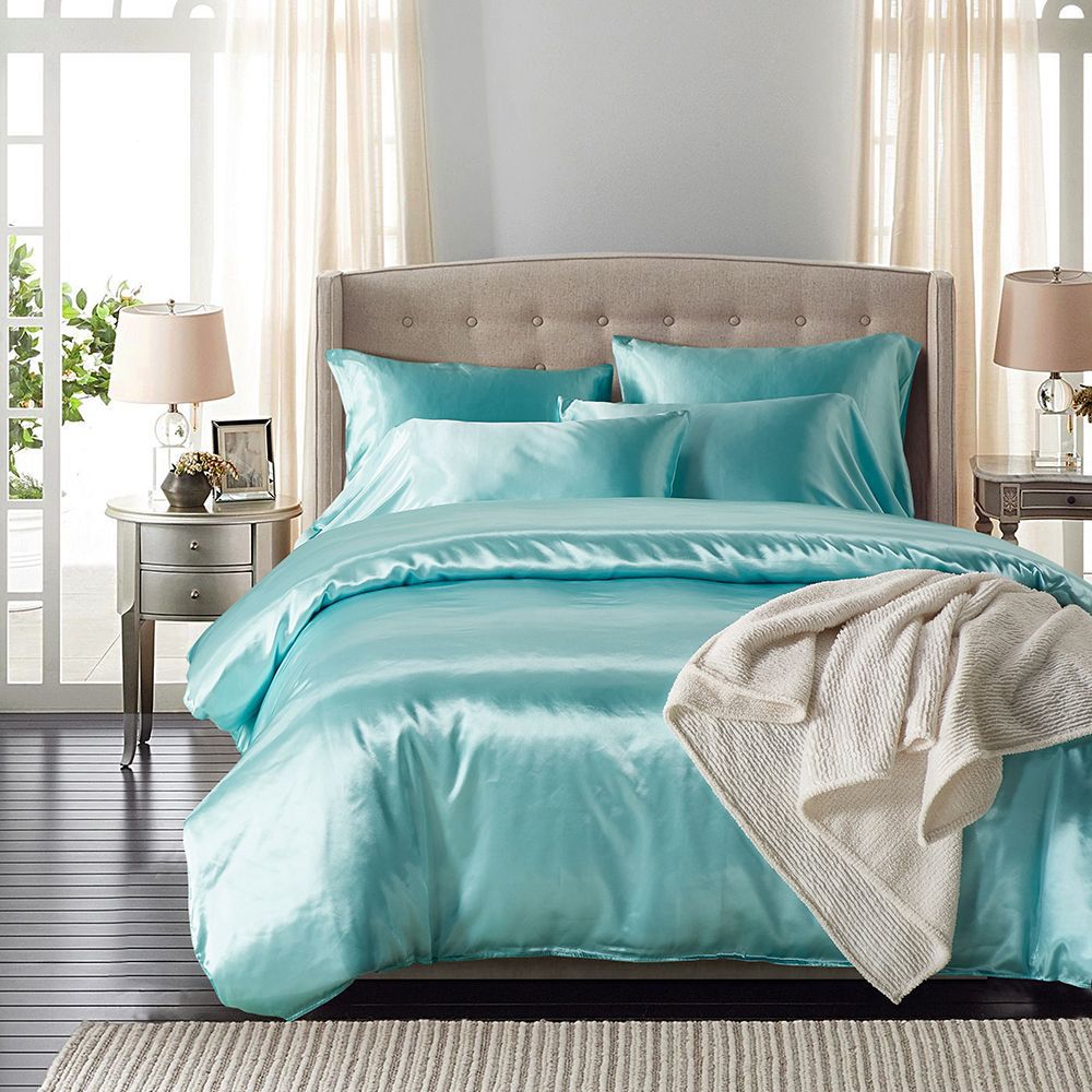 Silk Luxury Satin Comforter Bedding Set