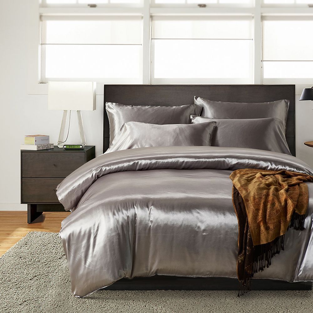 Silk Luxury Satin Comforter Bedding Set