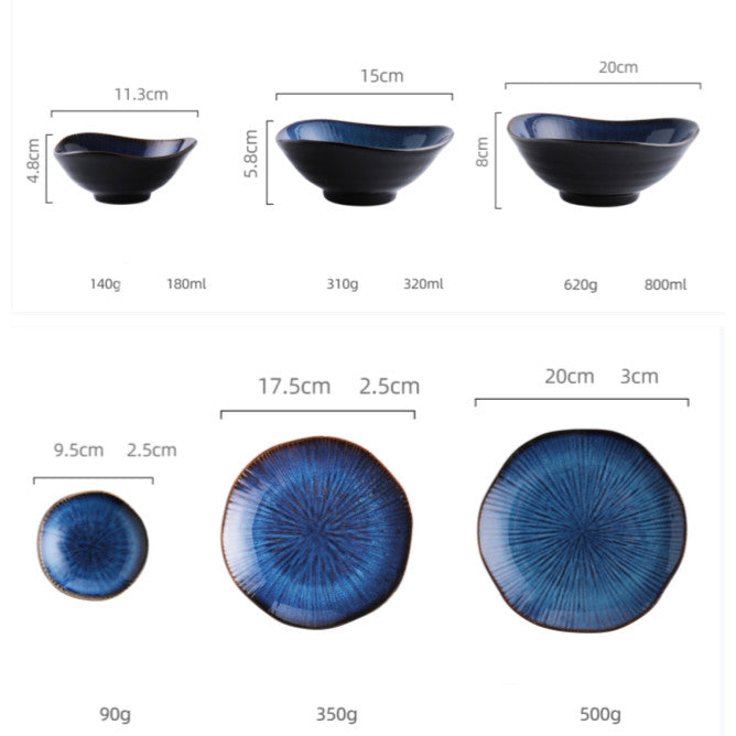 Blue Ceramic Set