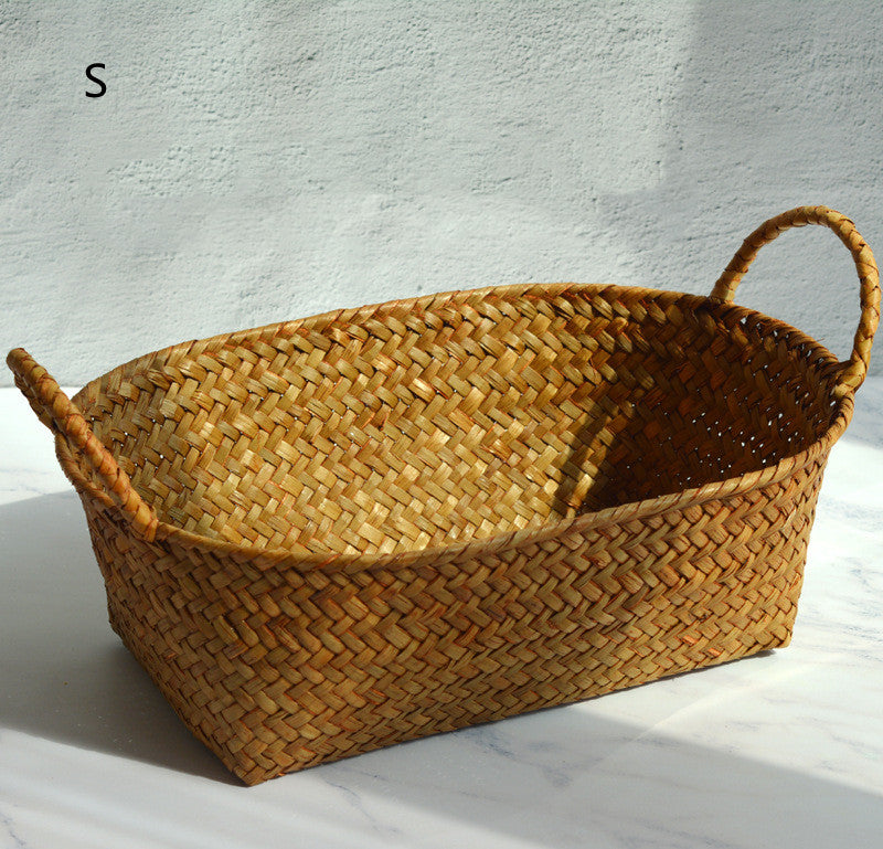 Seagrass Woven Storage Basket