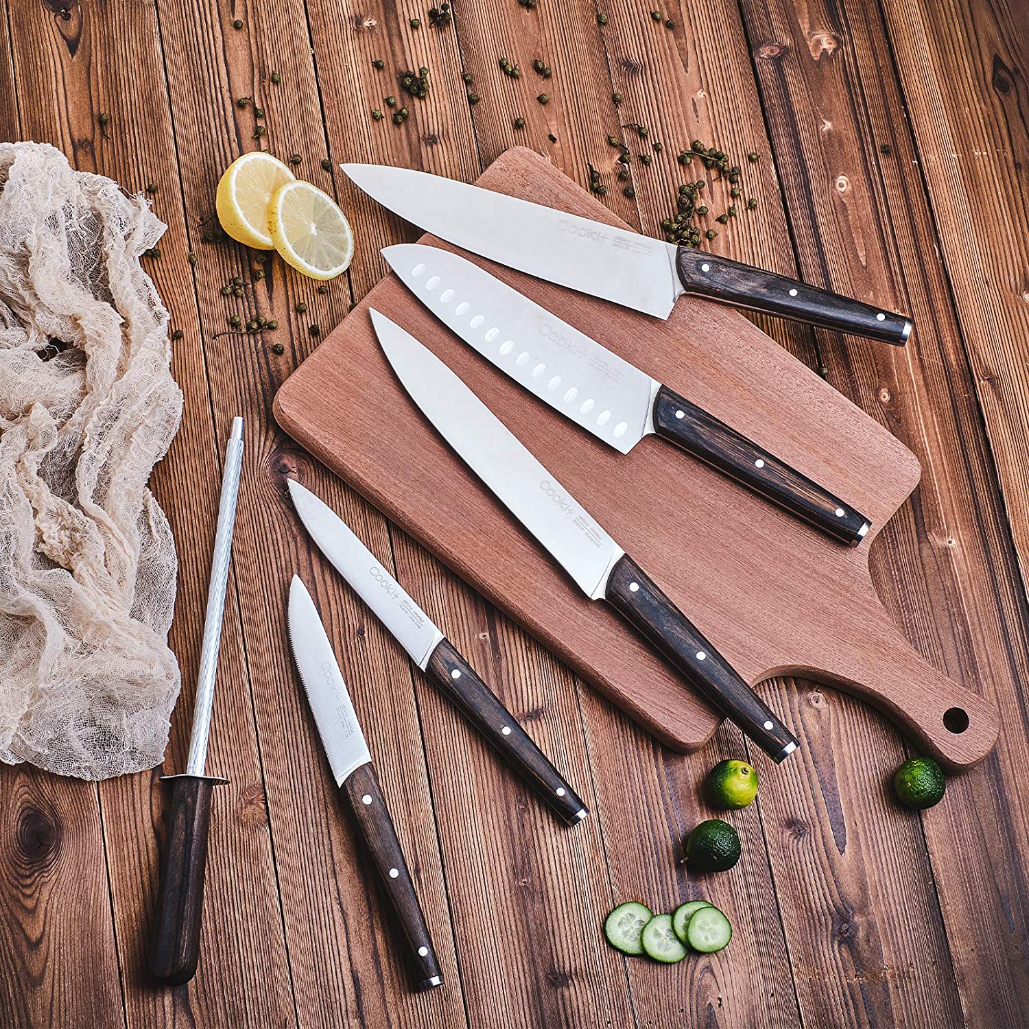 15 Piece Knife Sets with Block