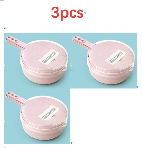 Vegetable Slicer With Strainer