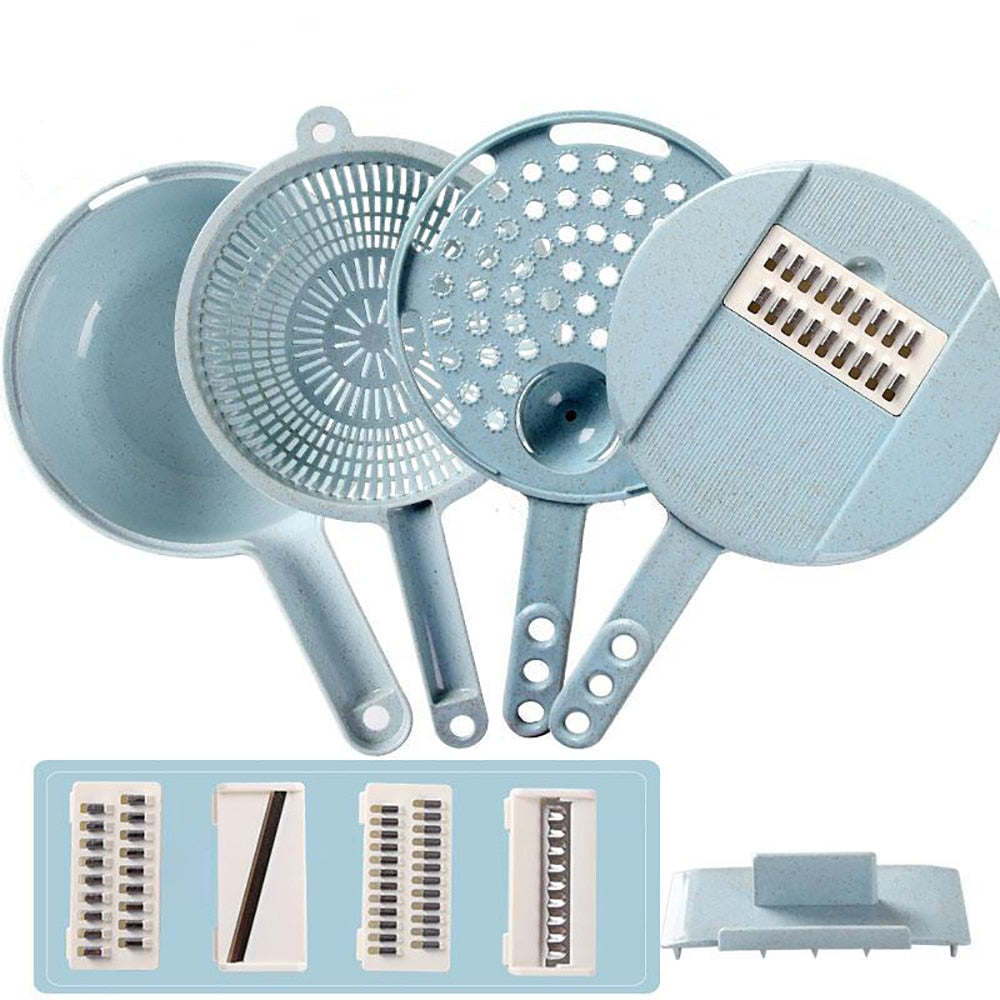 Vegetable Slicer With Strainer