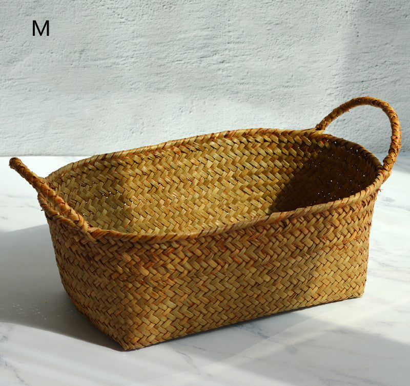Seagrass Woven Storage Basket
