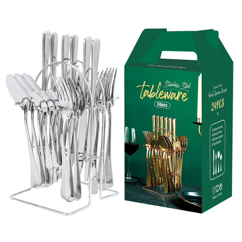Gold Silverware Set