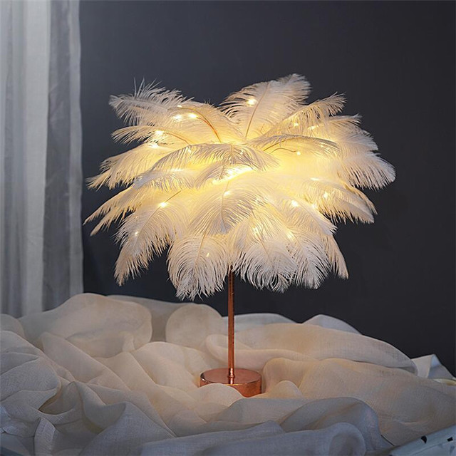 Feather Lamp