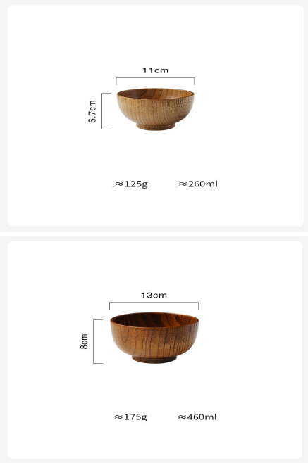 Wooden Bowl Set