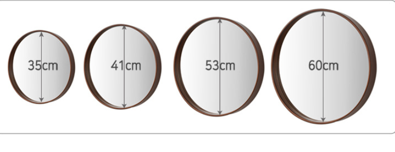Wood Hanging Mirror
