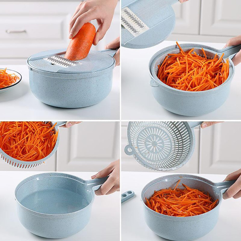 Vegetable Slicer With Strainer