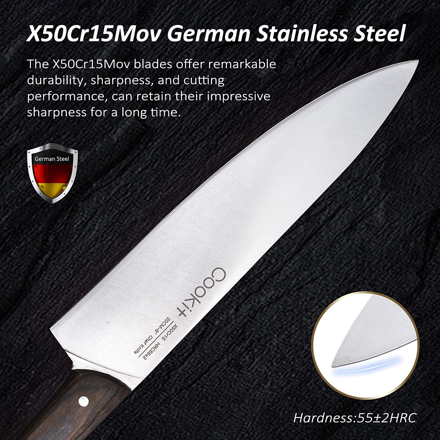 15 Piece Knife Sets with Block