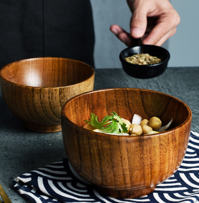 Wooden Bowl Set