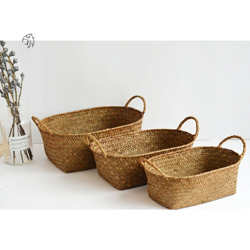 Seagrass Woven Storage Basket
