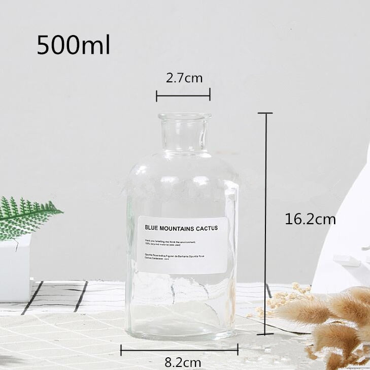 Glass Vase Flower Pot