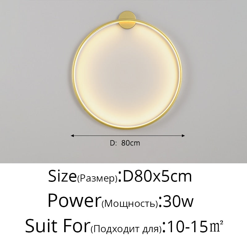 Circle Background LED Light