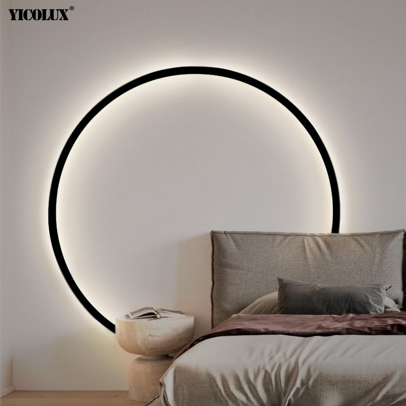 Circle Background LED Light