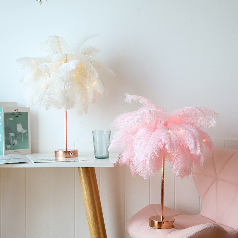 Feather Lamp