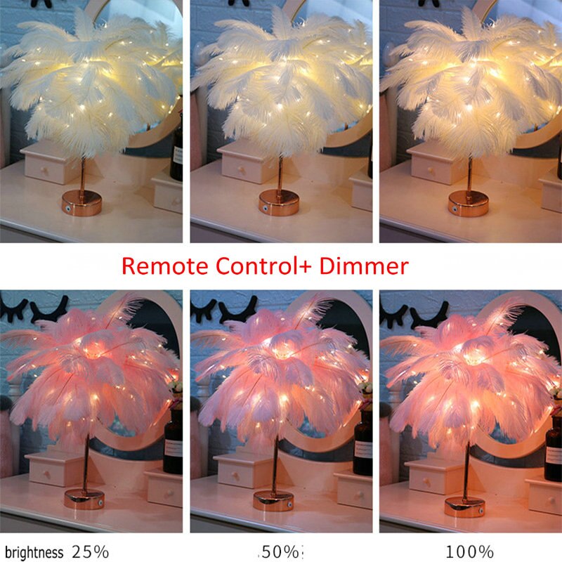 Feather Lamp