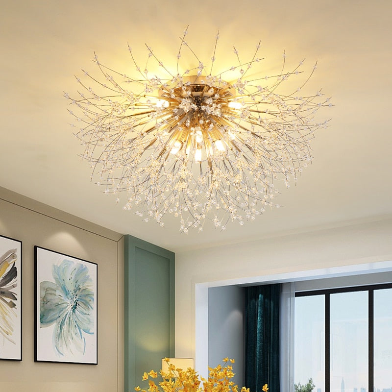 Crystal Dandelion Chandelier