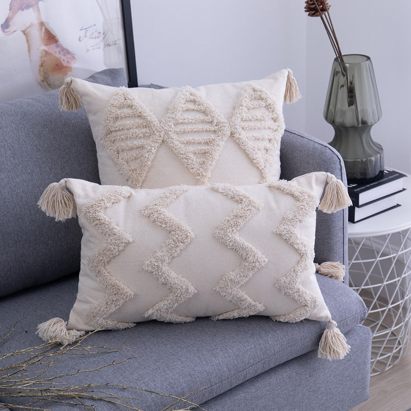 Tassels Cushion Cover