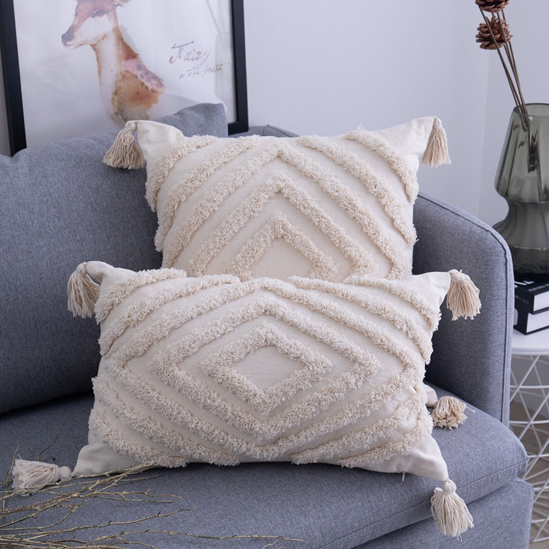 Tassels Cushion Cover