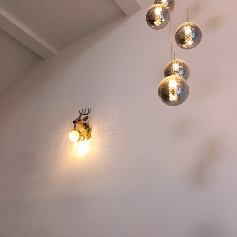 Large Glass Ball Pendant Lights