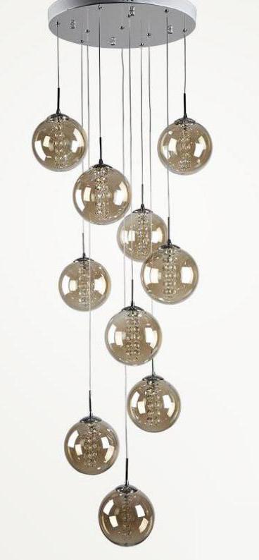 Large Glass Ball Pendant Lights