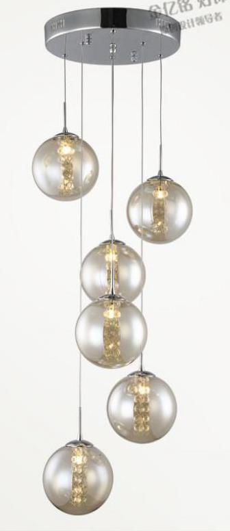 Large Glass Ball Pendant Lights