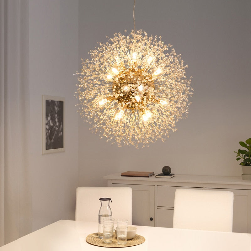 Crystal Dandelion Chandelier