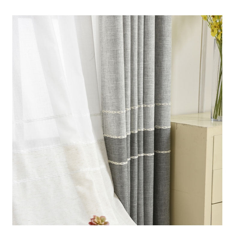 Cotton Hemp Shading Curtains