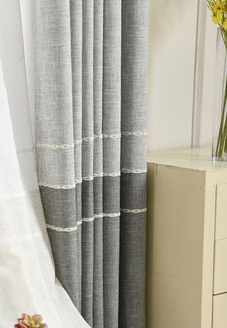 Cotton Hemp Shading Curtains