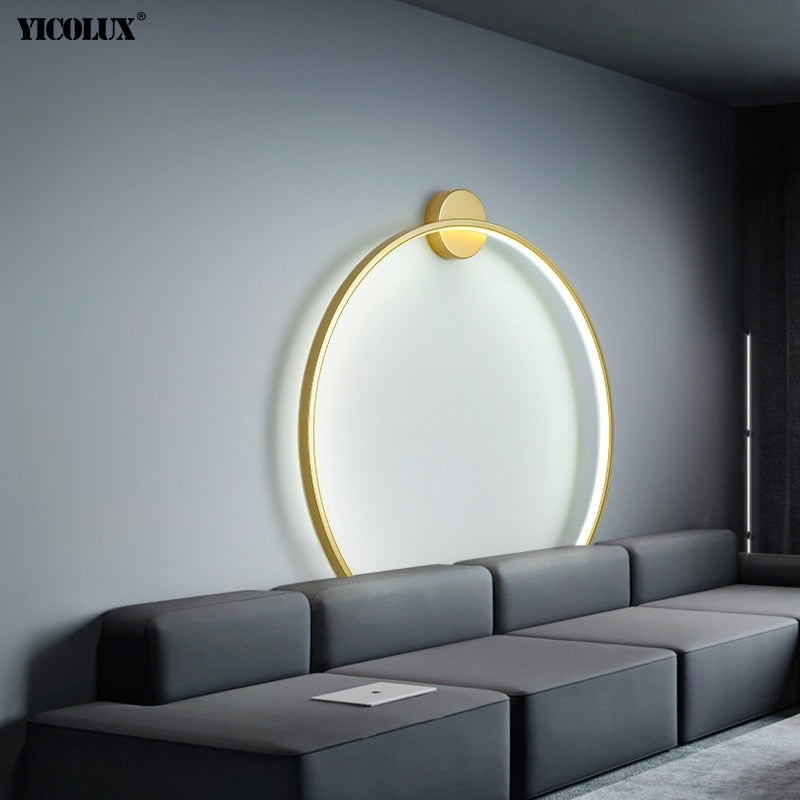Circle Background LED Light