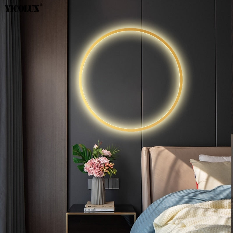 Circle Background LED Light