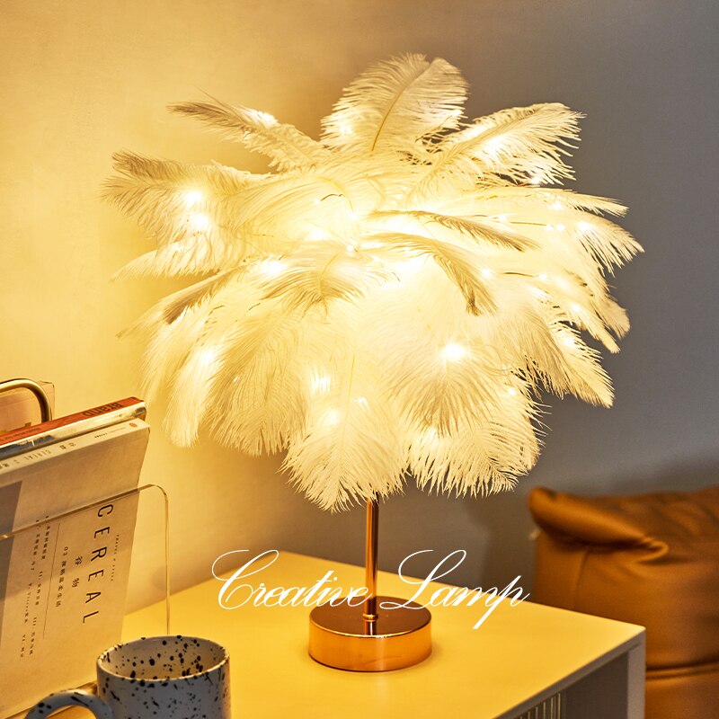 Feather Lamp