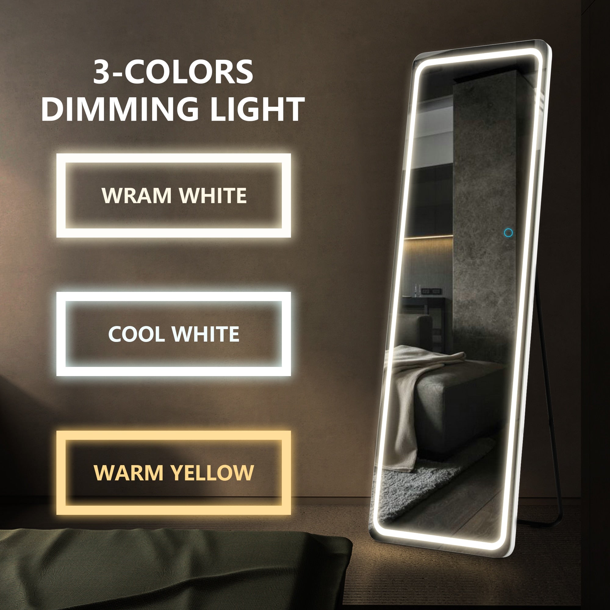 Full Length LED Mirror