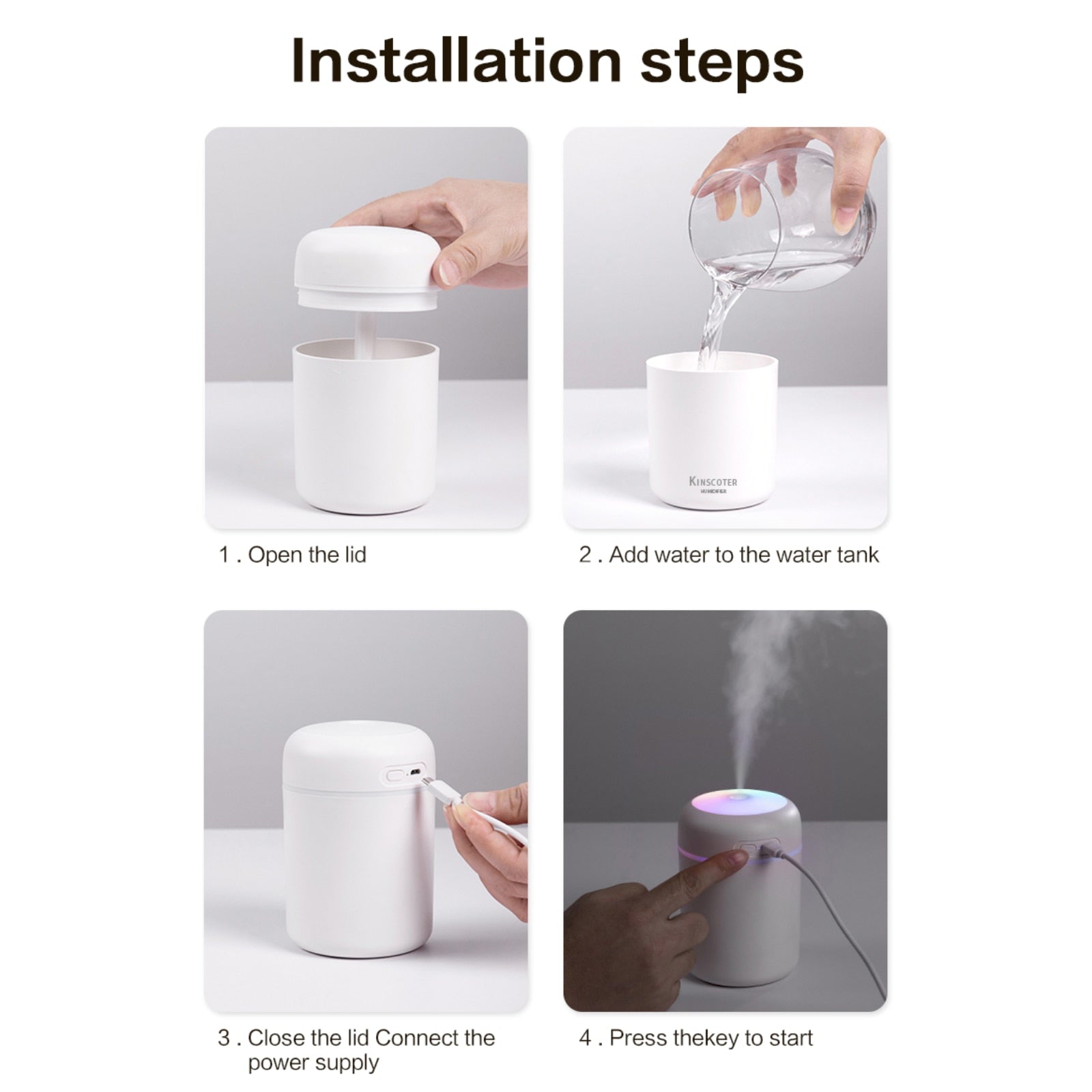 Portable Air Humidifier  Oil Diffuser