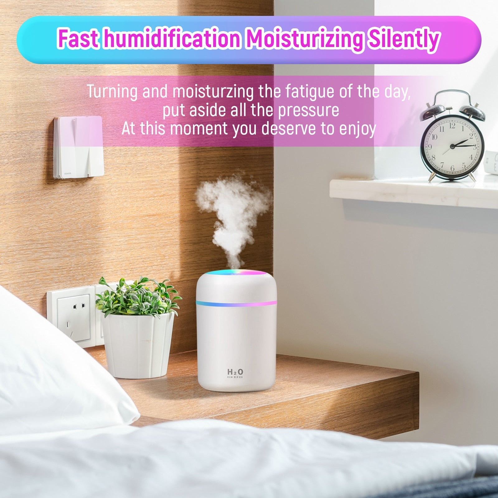 Portable Air Humidifier  Oil Diffuser