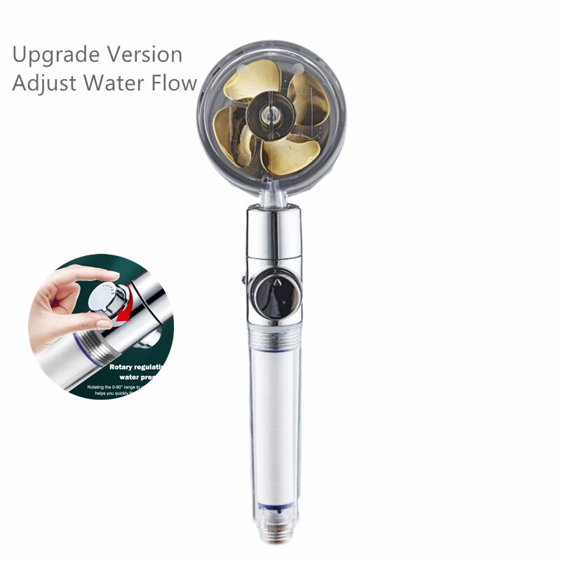 Pressurized Shower Head Water