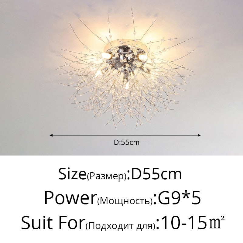 Crystal Dandelion Chandelier