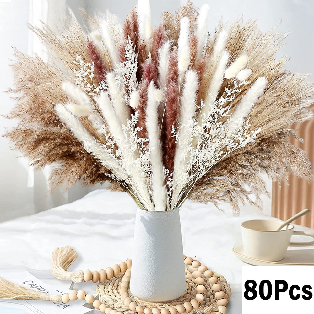 Dried Fluffy Pampas Bouquet