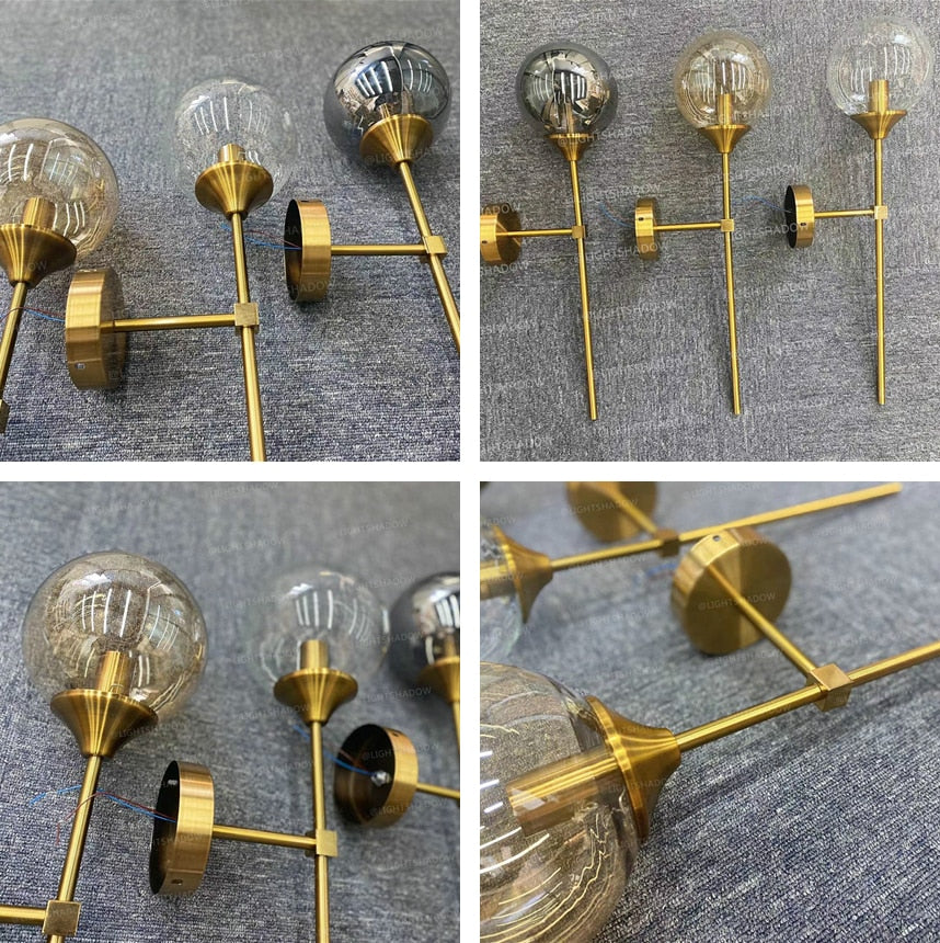 Golden Sconces Lamp