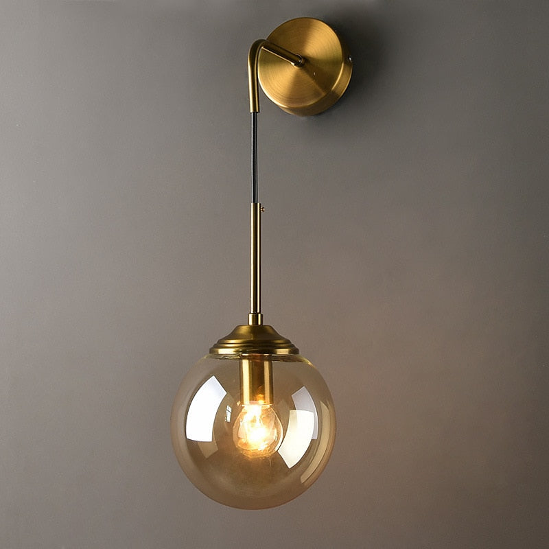Golden Sconces Lamp