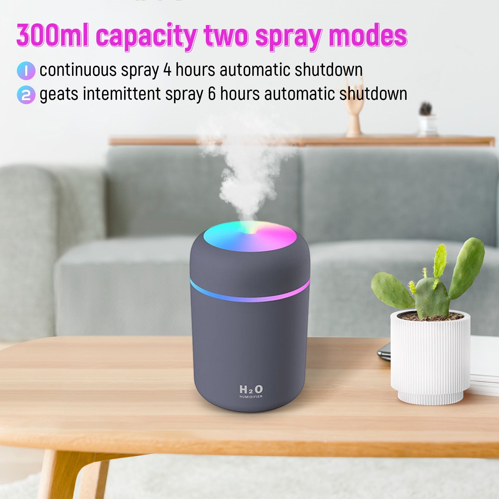 Portable Air Humidifier  Oil Diffuser