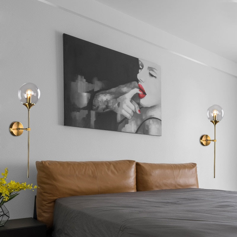 Golden Sconces Lamp
